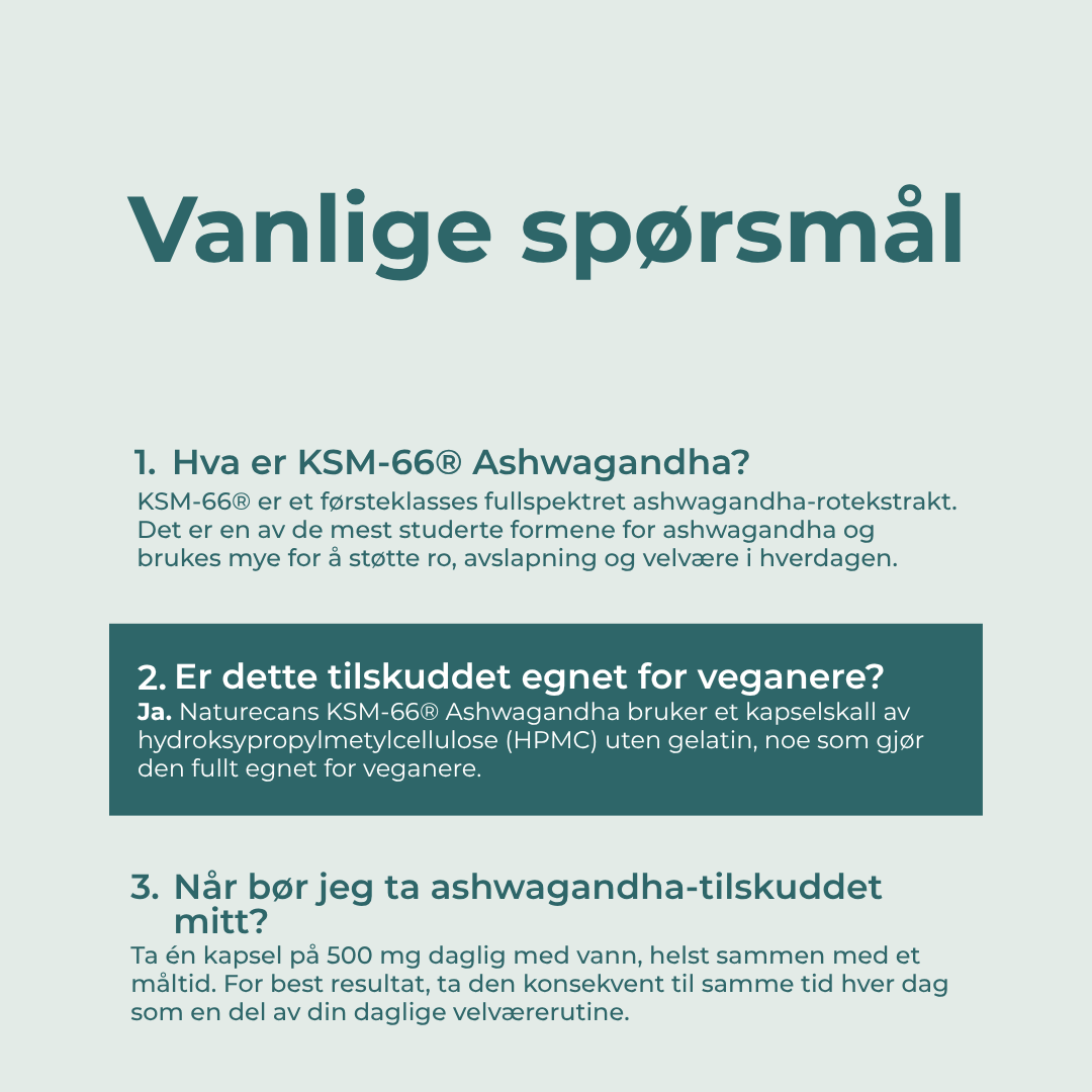 hva er KSM-66® Ashwagandha