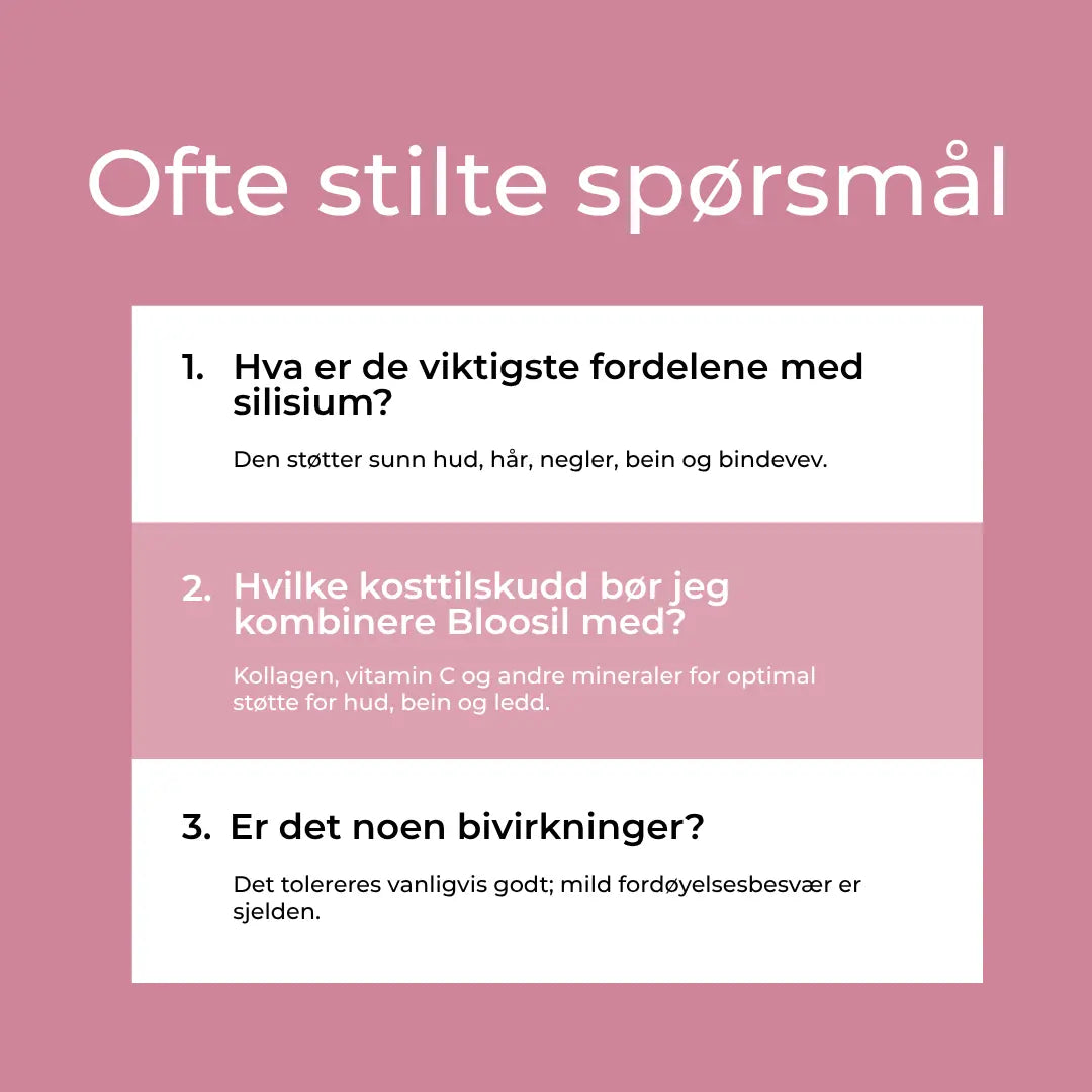 ofte stilte sporsmål