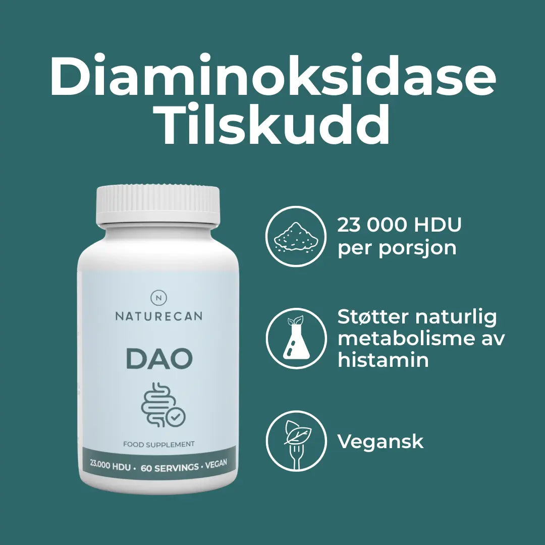 diaminoksidase tilskudd