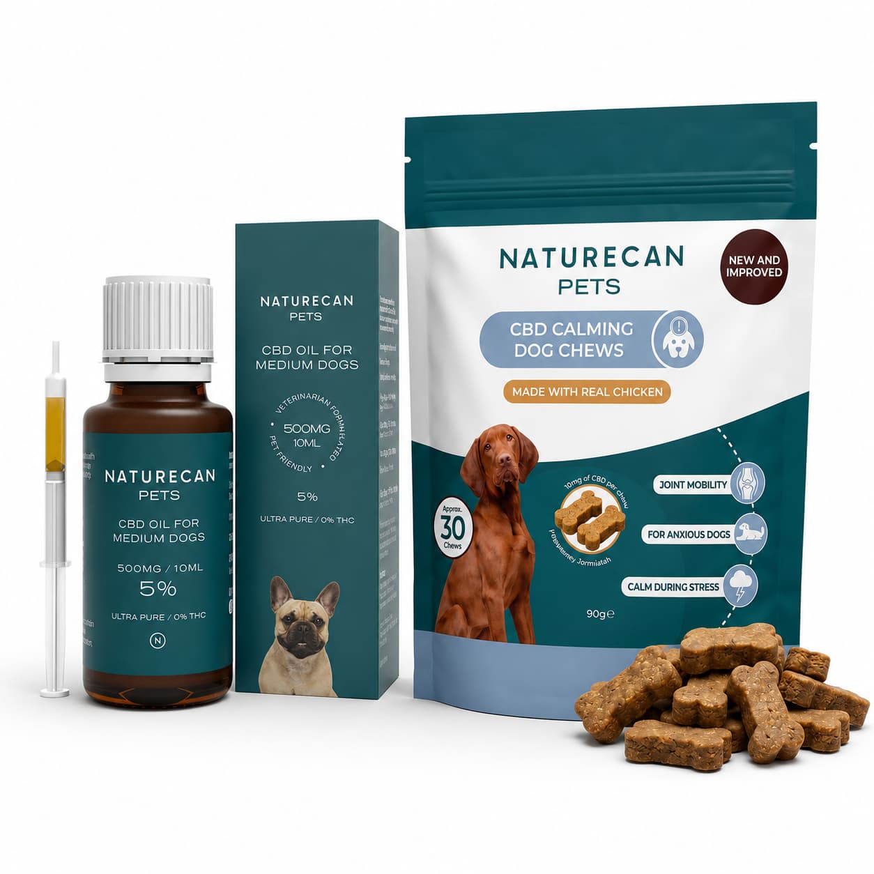 Beroligende CBD-hundegodbids