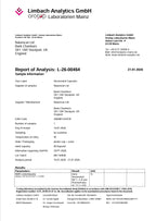 Analysesertifikat 1