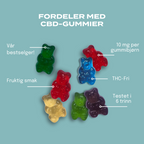 fordeler med cbd gummier