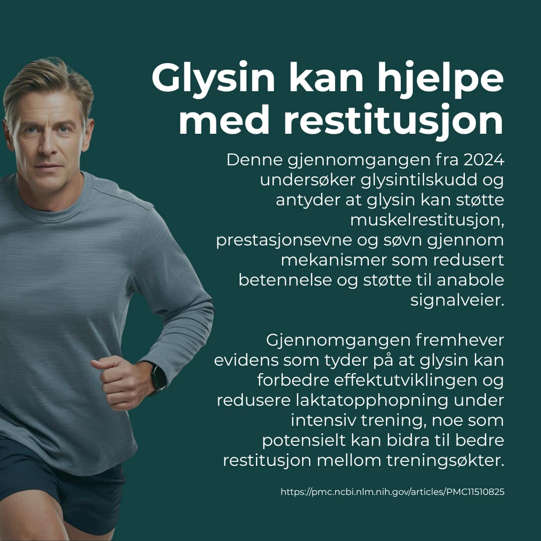 Glysin kan hjelpe med restitusjon