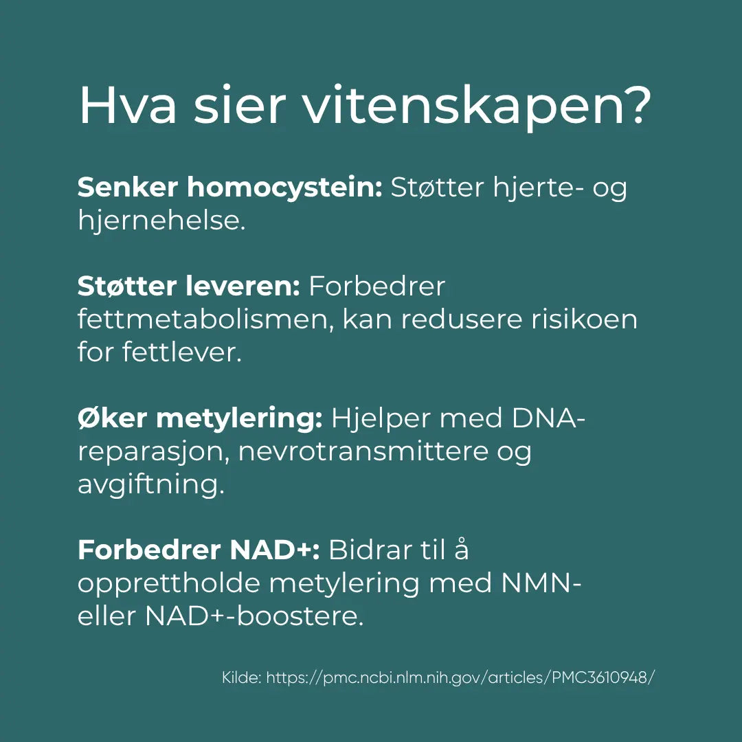 hva sier vitenskapen tmg