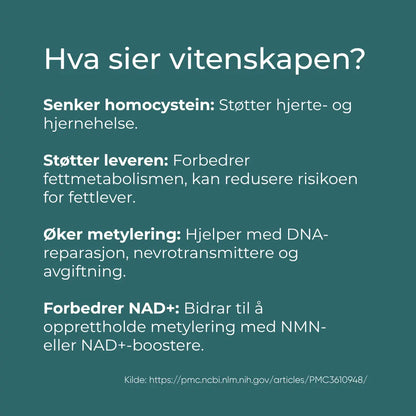 hva sier vitenskapen tmg