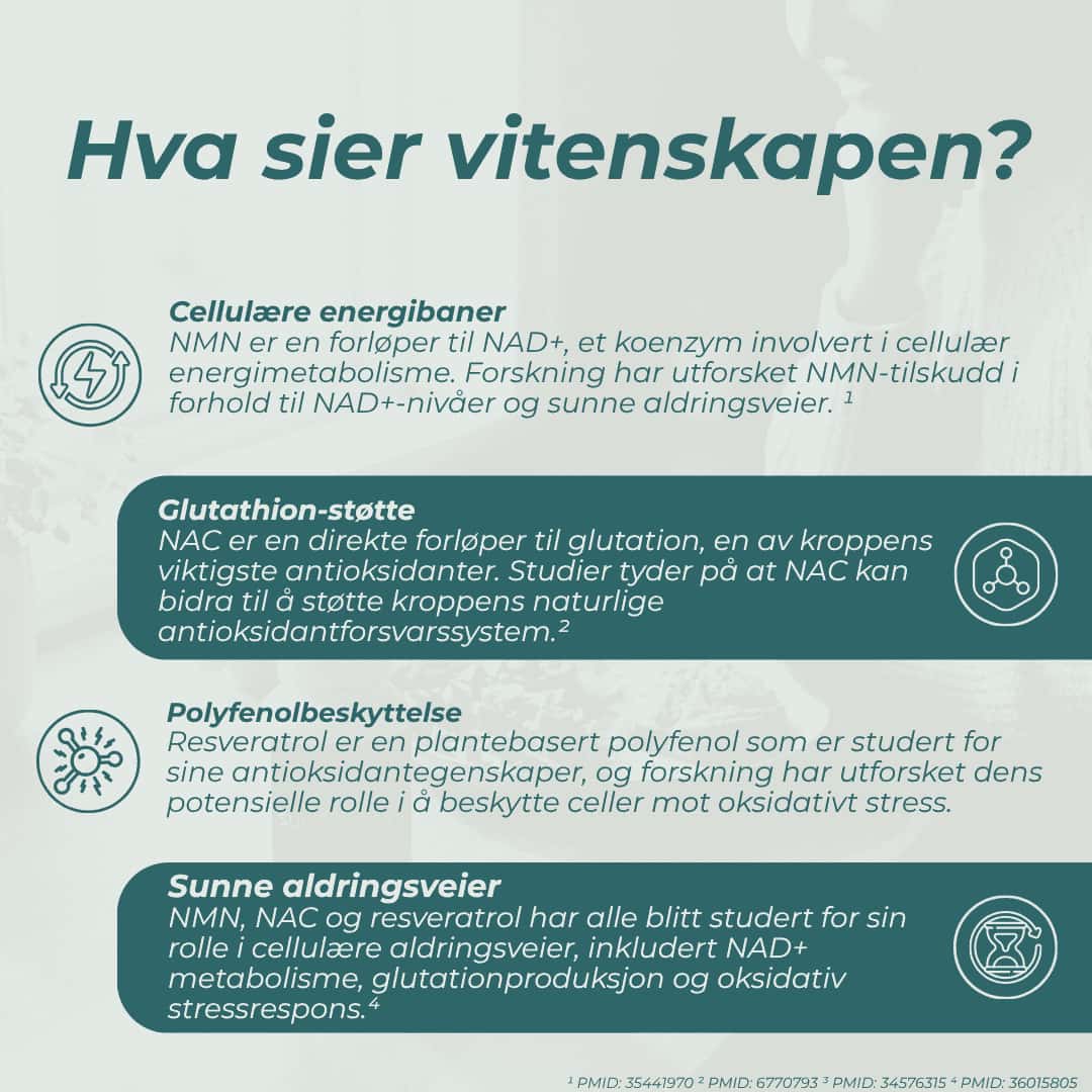 vitenskapen om Kosttilskudd mot aldring