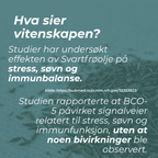 Svartfrøolje og stress