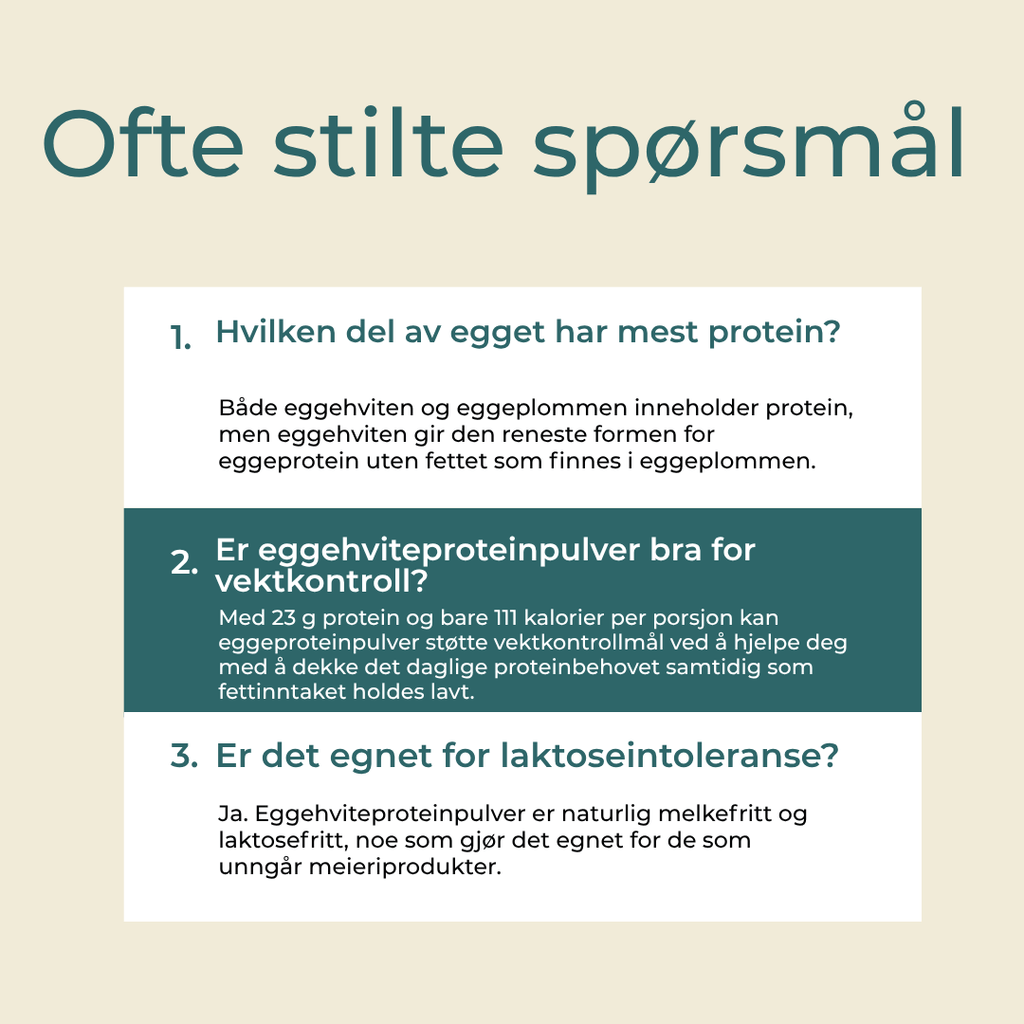 er Egg Protein melkjefritt