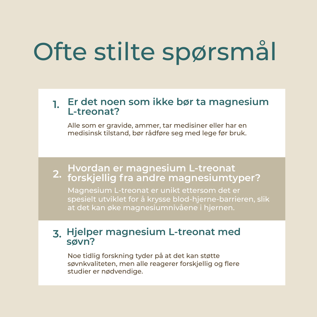 Magnesium L-Threonate søvn