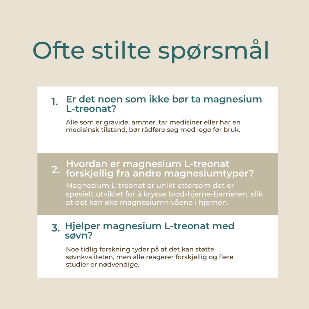Magnesium L-Threonate søvn