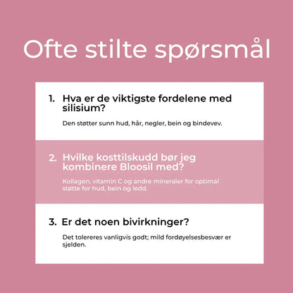 ofte stilte sporsmål