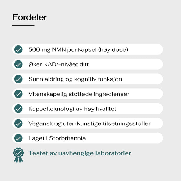 NMN fordeler