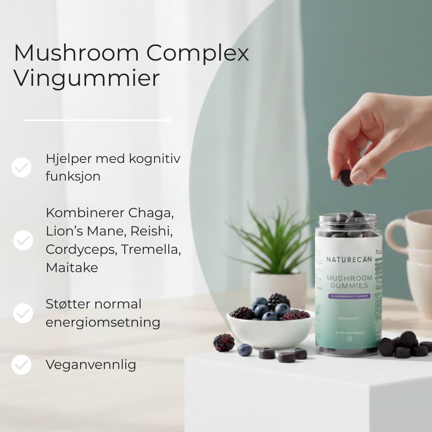 Mushroom Complex Vingummier