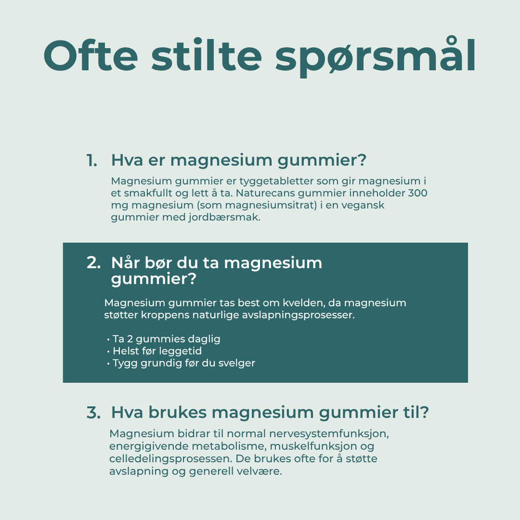 hva er Magnesium Gummier