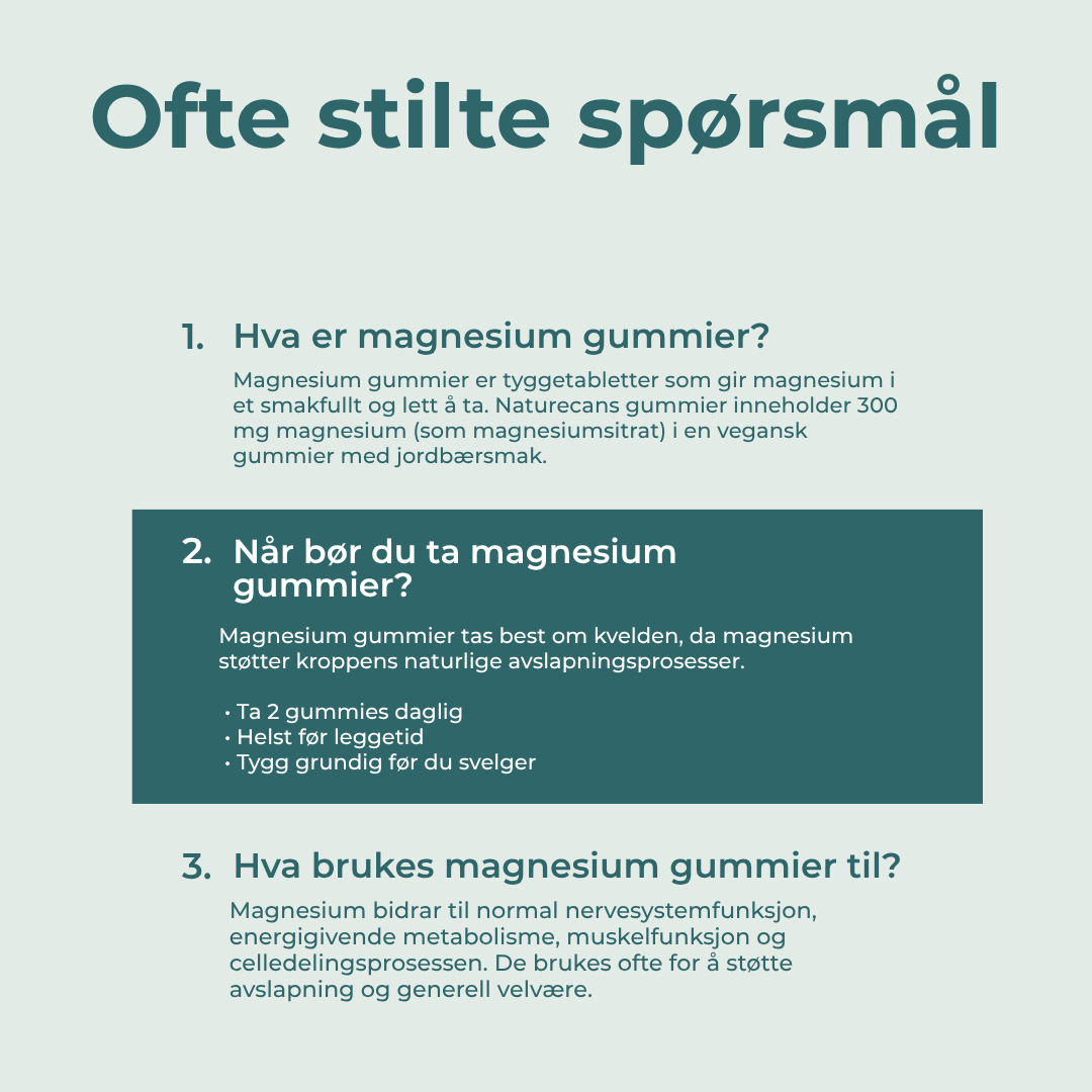 hva er Magnesium Gummier