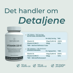 detaljene omVitamin D3 og K2
