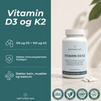 Naturecan Vitamin D3 og K2