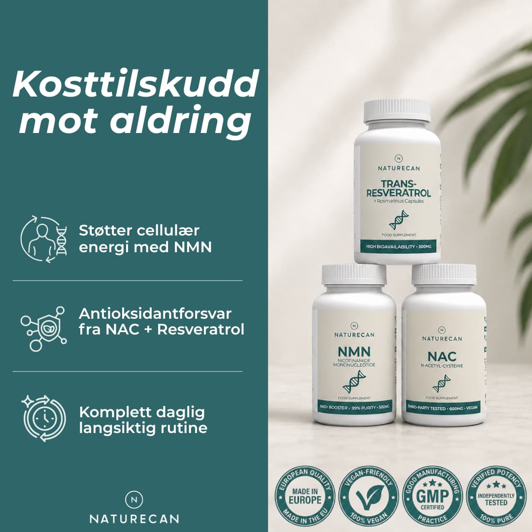 Kosttilskudd mot aldring pakke