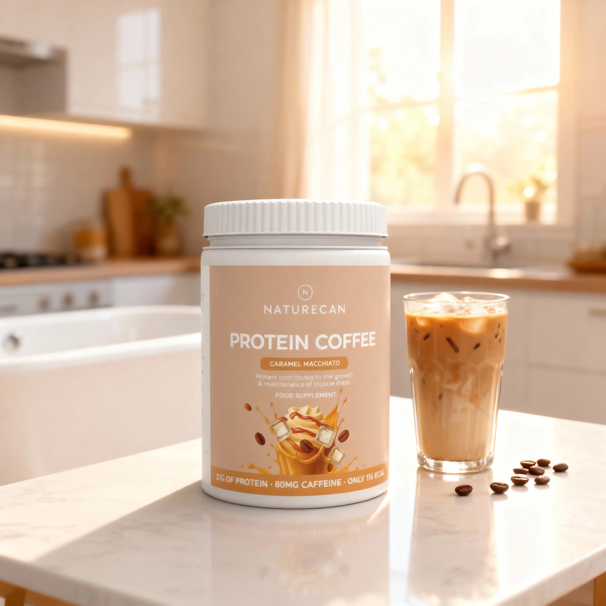 protein kaffe karamellmacchiato