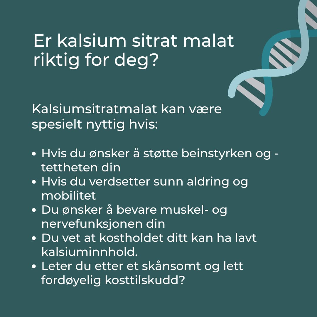 er kalsium for deg?
