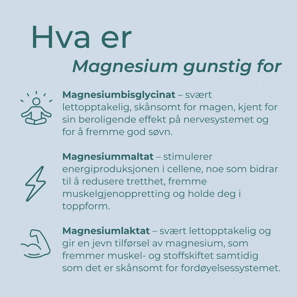 hva er magnesium gunstig for