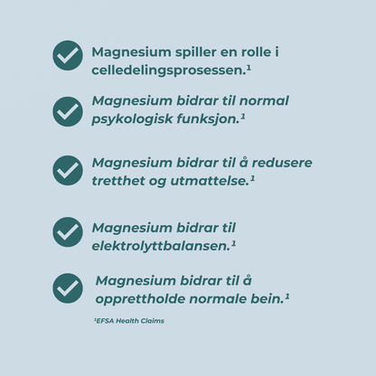 magnesium fordele