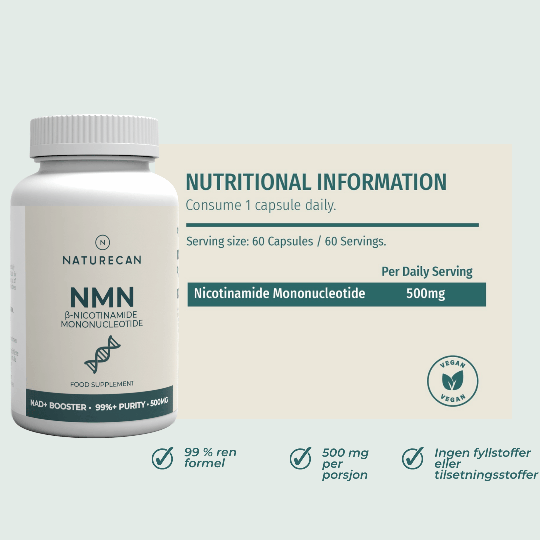 nmn nutritional information