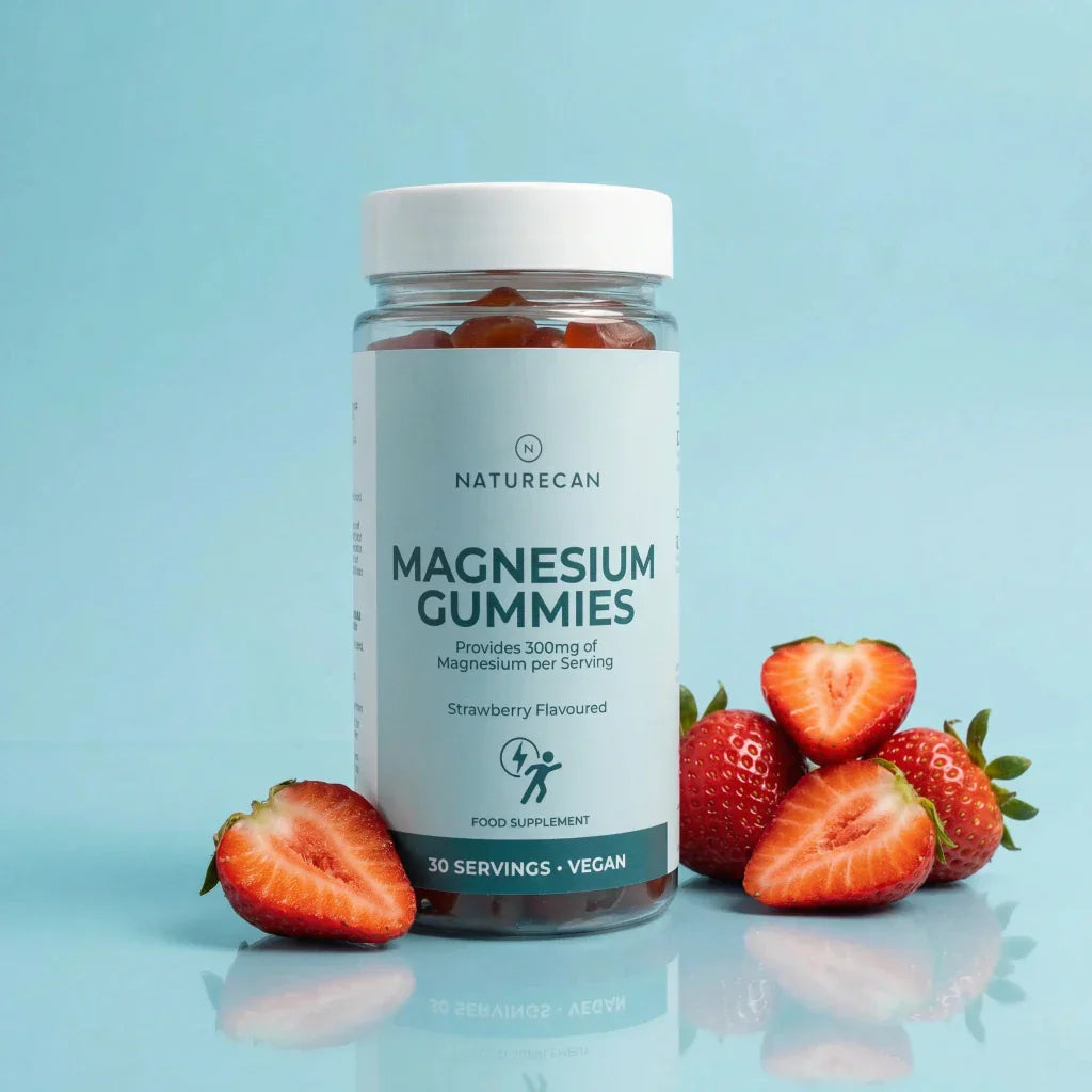 jordbær Magnesium Gummier