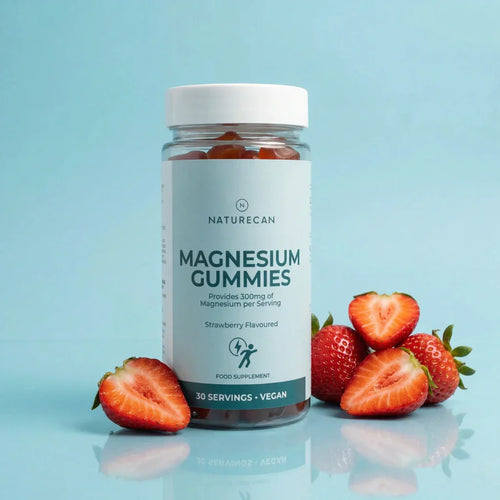 jordbær Magnesium Gummier