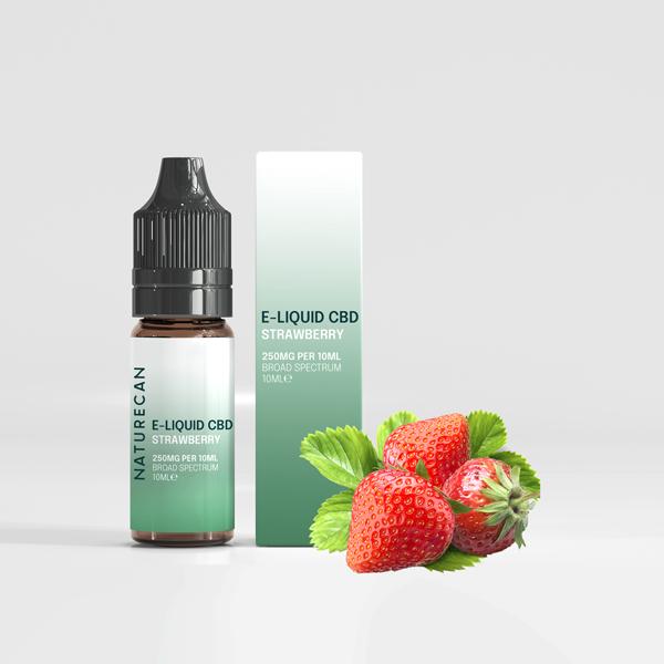 CBD E-juice Jordbær 